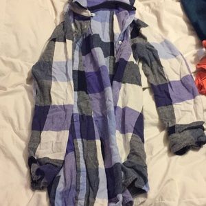 Long flannel shirt